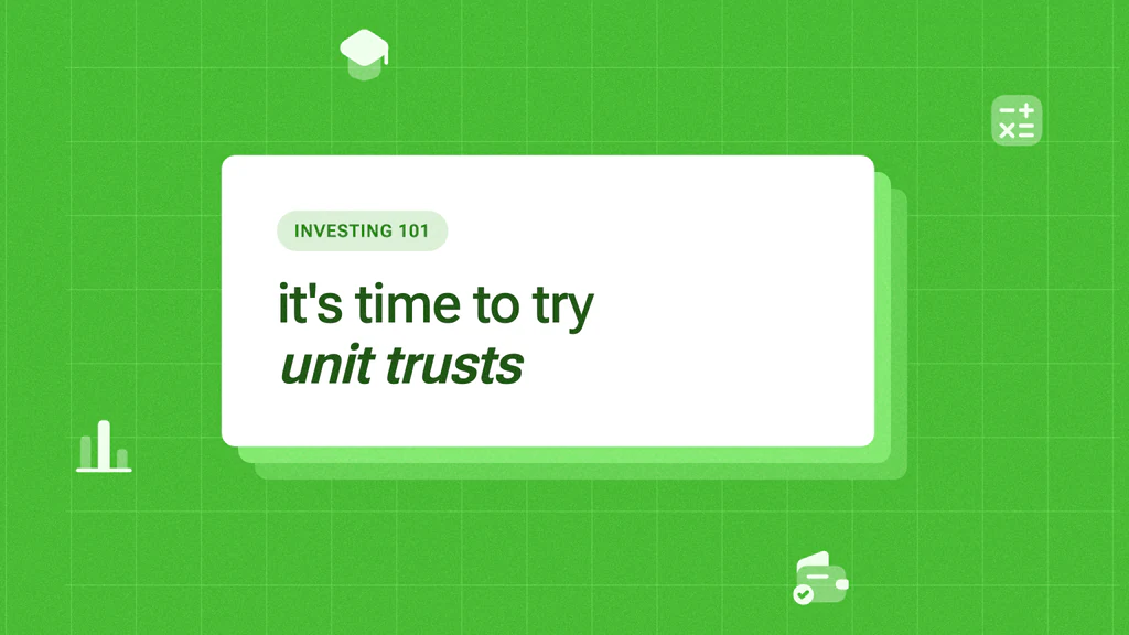 A group of small piggy banks pooling coins together into one large growing fund, representing a Unit Trust in Sri Lanka