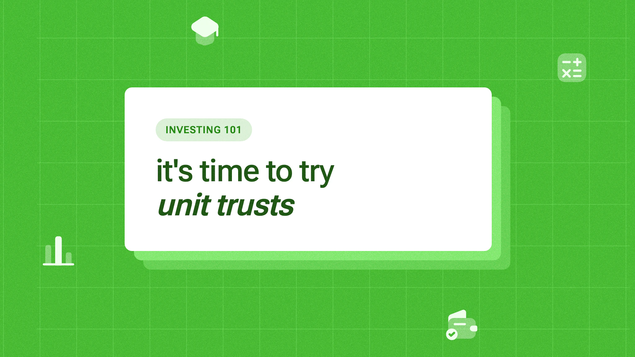 A group of small piggy banks pooling coins together into one large growing fund, representing a Unit Trust in Sri Lanka